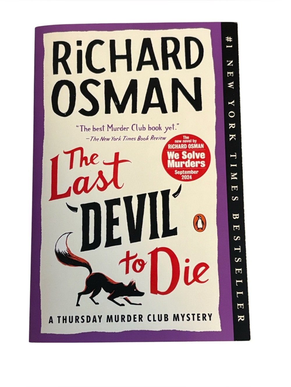 The Last Devil to Die by Richard Osman (Paperback) Thursday Murder Club Mystery